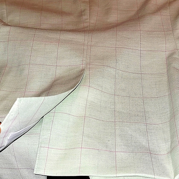 DKNY WOMEN'S DOUBLE BREASTED BLAZER IN MINT GREEN DOUBLE-BREASTED PATTERN - Picture 8 of 8